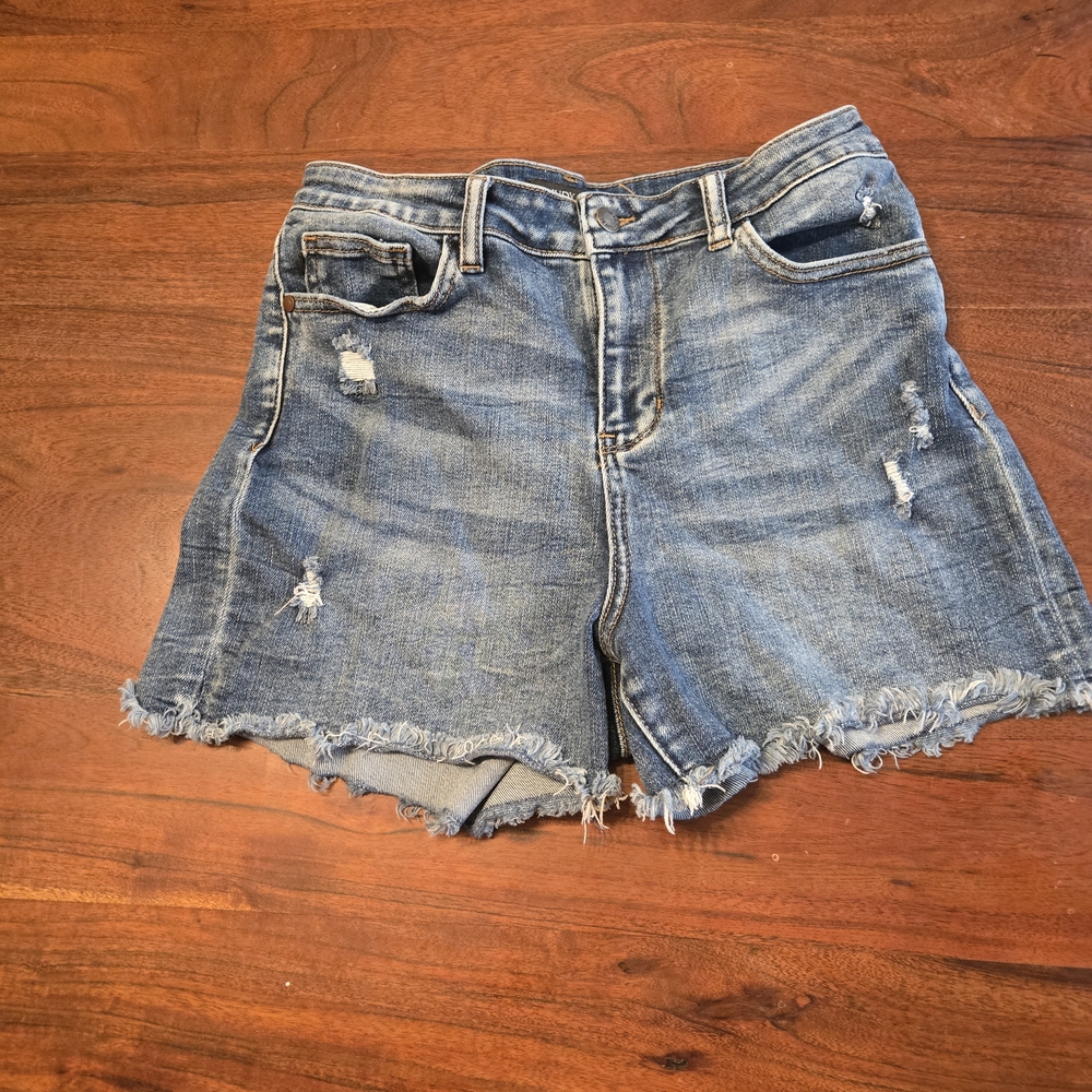 Judy Blue Distressed Denim Shorts